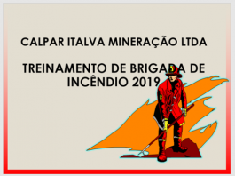 Treinamento de Brigada de Incêndio 2019