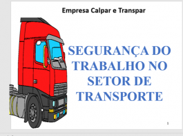 Treinamento de Segurança para Motoristas da empresa 2021