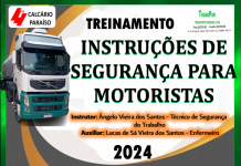 Treinamento Instruções de Segurança para Motoristas